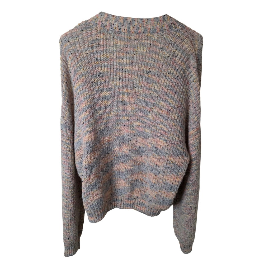 BB Dakota Steve Madden Cardigan Sweater Knit Multicolor Small S - Picture 6 of 6